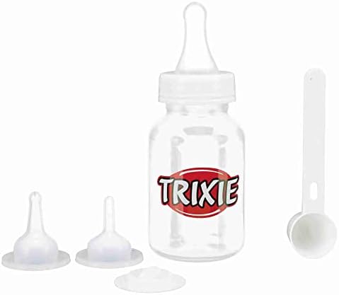 Trixie Suckling Bottle Conjunto para filhotes e gatinhos de raças pequenas, de tamanho médio e grandes