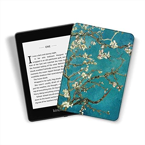 Kindle Paperwhite [10ª geração-2018, número do modelo: PQ94WIF]- Capa de couro inteligente durável se encaixa na o mais recente