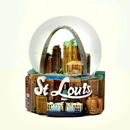 Essencial para você St. Louis Colorful Snow Globe 65mm - Ótima peça