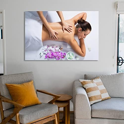 Poster de salão de beleza corporal de beleza corporal inteiro massagem spa pôstade de tela de pintura e impressões imagens
