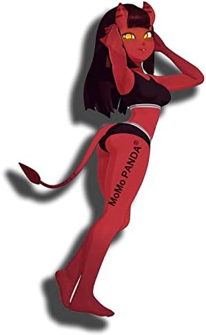 MOMO PANDA 5.1 '' 4PCS para Sexy Devil Girl Anime Carro Acessórios de Carro