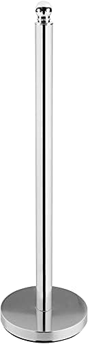 Axxentia Bad Ravallo Chrome Bailet Storer por 4 rolos de reposição, 3,5 x 14 x 51 cm, prata