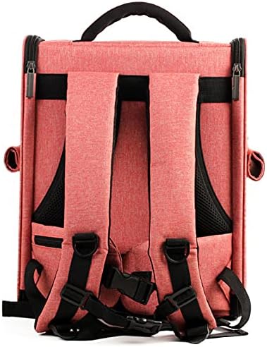 Comeone Deluxe Backpack da transportadora de animais de estimação para pequenos gatos e cães, filhotes de design ventilado, entrada