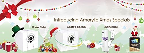 AMARYLLO ACC1308E1WHUS ISENSOR HD Sensor de segurança de vídeo sem fio