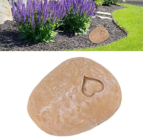 Jopwkuin Pet Memorial Stone, Durável Letas Diy Diy Requintada Cat Marker Shape Especial para o quintal