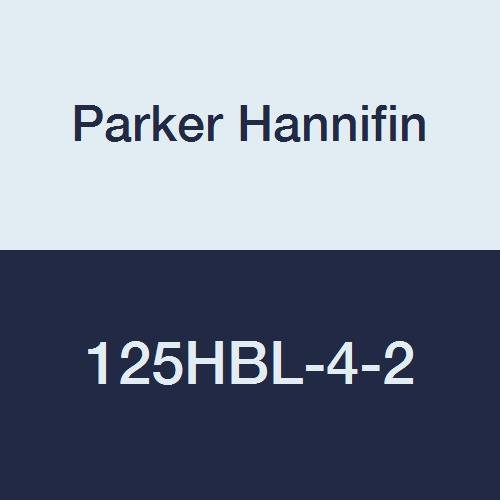 Parker Hannifin 125HBL-4-2 Mangueira de bronze para barb, mangueira de 1/4 de mangueira de tópico masculino