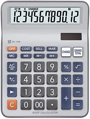 Calculadora de desktop da FEER 12 Digits Calculadora Business Office Office Office Business Supplies