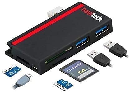 Navitech 2 em 1 laptop/tablet USB 3.0/2.0 Adaptador de cubo/micro USB Entrada com SD/micro SD Reader compatível com o Asus Zenbook