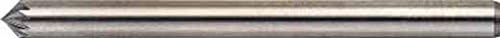 Barra de carboneto TRUSCO TB49A030S, tipo cônico, 90 ° φ0,1 polegadas, comprimento da lâmina: 0,06 polegadas, eixo 0,1 polegadas, corte único