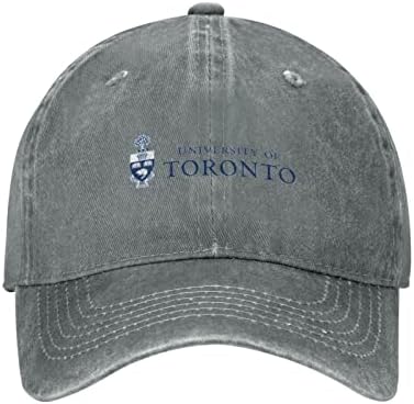 Lujzwop University of Toronto Logo Adult Ajustável Wash Cowboy Baseball Caps, masculino e feminino Casquette de beisebol ao ar livre