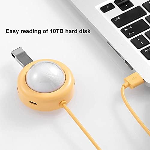 N/A Mini 4 4 USB CUBO DE EXTENSÃO DO CABO DO CABO DE VELAMENTO ALTA VELOCIDADE COM LUZ NOITE DE LED para telefone celular