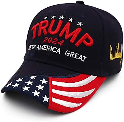 Maga Hat Donald Trump 2024 Torne a América grande novamente os chapéus de bandeira dos EUA, levam a América de volta, FJB Crucker