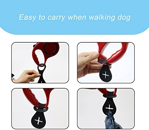 Saco de lixo para animais de estimação Hands Hands Clip titular 7pcs cães para caminhar suprimentos de limpeza