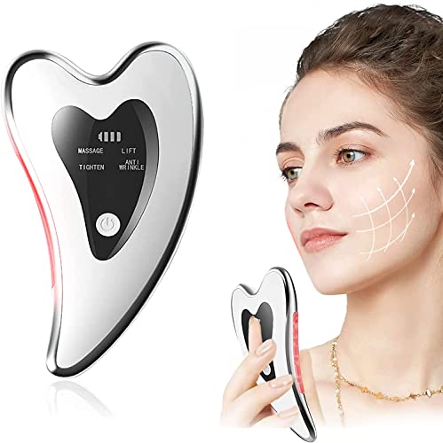 Iewhjx gua sha ferramenta para rosto, massageador de gua sha, ferramenta de massagem/raspagem da pele, dispositivo de escultura
