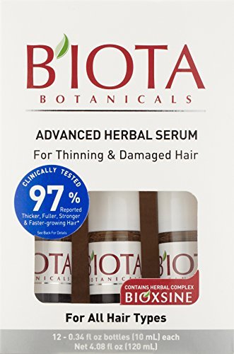 Biota Botanicals Advanced Herbal Care Leave-In Serum, 12 contagem, 0,34 oz.