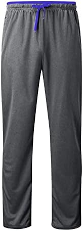 Bolsos de zíper respirável masculino calças de moletom de jogador de malha de malha calça masculina jeans Homens de jeans