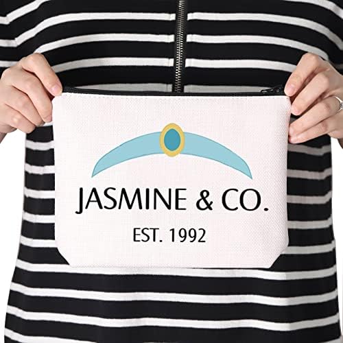 Tsotmo Princesa Jasmine Amante Presente Jasmine Est 1992 Bolsa de zíper para bolsa de aniversário Presente para a filha sobrinha neta
