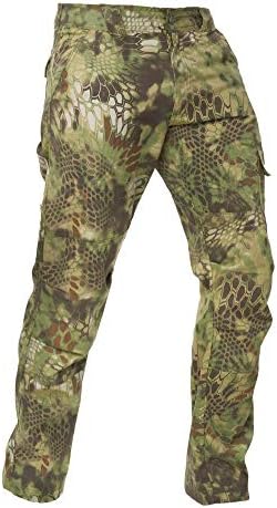 Calça perseguidora masculina de Kryptek, calça de caça de camuflagem furtiva