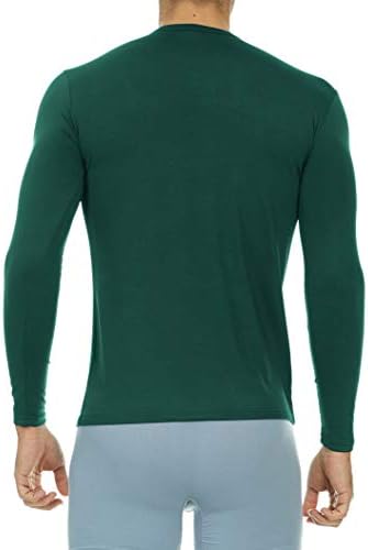 Camisas térmicas Thermajohn para homens de manga comprida camisas de compressão térmica para homens camada base clima frio