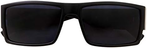 Óculos de sol de gangster de lentes super escuras de lentes escuras - óculos de cholo - tops planos top