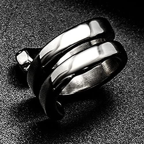 Jude Jewellers Stainless Aço Intensor de Estilo Braçado da Promíssia de Promise de Promessa Ring Anel