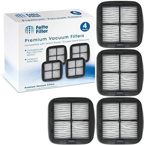 Filtro de filtro Fette Compatível com Bissell 97D5. Compare 203-7416, 2037416