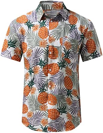 ZPERVOBA Mens Camisa Hawaiian Sets 3D camisetas impressas shorts ternos