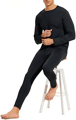 American Trends Térmica Roupa Térmica Para Men, Long Johns for Men Térmica Conjunto de roupas térmicas Camada de base suave