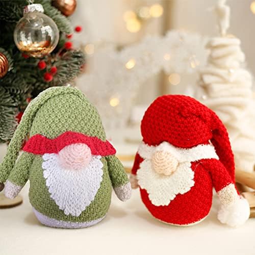 Ornamentos de lã de tricô de Natal