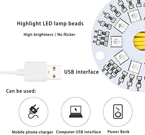 Lâmpada estéreo 3D de luz quente Lâmpada de escultura, com controle remoto de arte limite de arte criativa LED de mesa LED, luz de humor decorativa, com kit de material diy