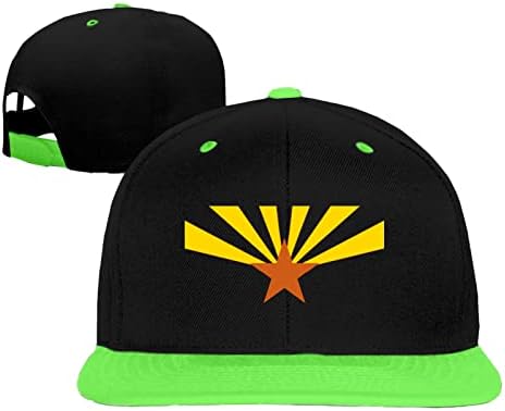 Bandeira do Arizona logotipo Hip Hop Cap equipado Cap meninos Meninas Chapéus de beisebol Chapéus de beisebol