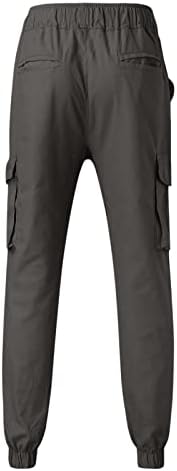 Calça de treino masculina xiaxogool, calças de carga masculinas, tático tático tático tático tacger slim fit calça de moletom multi -bolsos