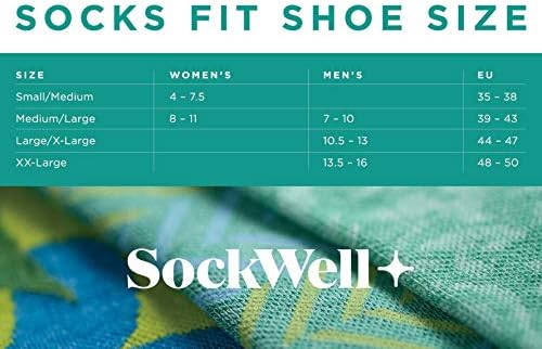 Sockwell Men's Shadow Box Moderate Gradued Compression Sock