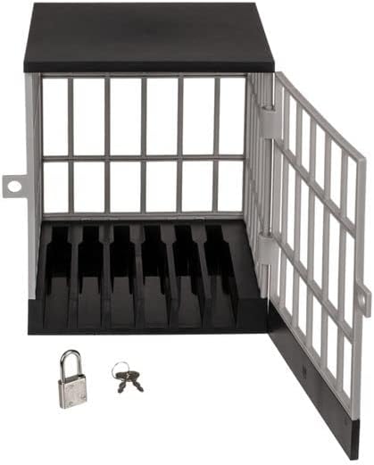 Prisão de telefone celular ebiz com caixa de presente de cadeado