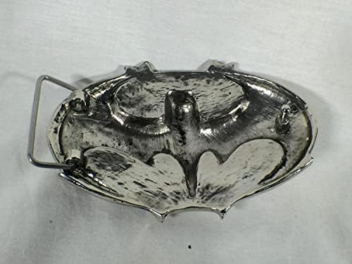 Batman para sempre, fivela de morcego do tipo tradicional, metal prateado