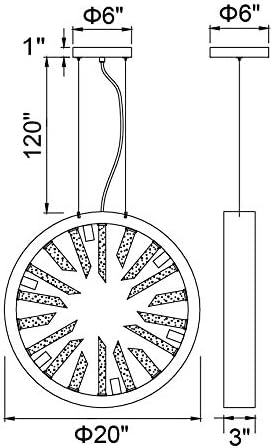 A iluminação CWI aumentou o lustre de metal contemporâneo de 6 luzes em níquel polido