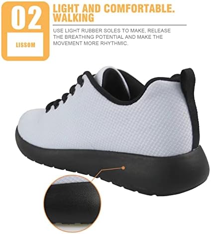 Advetador Sapatos femininos para a estrada Runção de tênis de caminhada sapatos esportivos leves com padrão de céu estrelado
