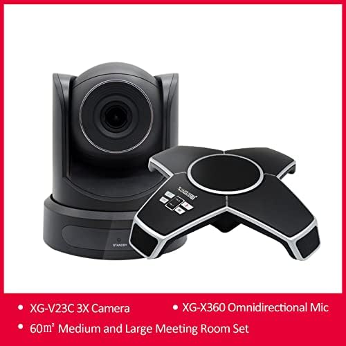 Sistema de conferência em vídeo e áudio Xungu All-in-One HD Video e Sistema de Conferência de Áudio para grandes salas