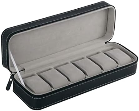 Caixa de armazenamento XJJZS Caixa de armazenamento de joias de coleta de zíper portátil de caixa portátil Caixa de armazenamento