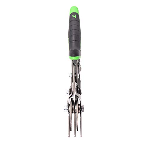 Hilmor 5 Blade Crimper por selar tubo de metal redondo, preto e verde, smtbc5 1891187