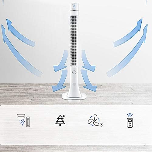 Fan Mazhong Ultra-Quiet Digital Tower com controle remoto, modo de 3 velocidades, 3 ventos, balanço, temporizador de