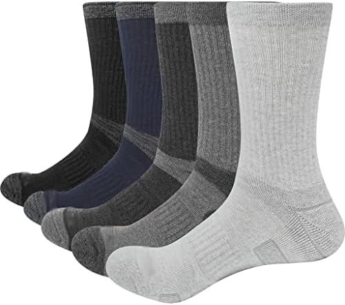 MJWDP Men's Suw-absorbing e meias de algodão respirável com meias esportivas ao ar livre de fundo espessado