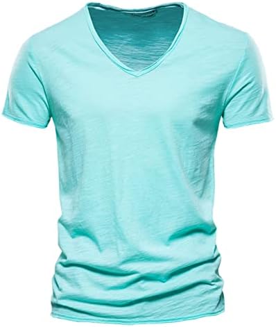 Mass moda casual cor sólida algodão V pescoço de manga curta camiseta top mass cam camisas gráficas camiseta de caça a pacote