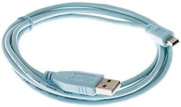 Aexus Cisco Console Cable 6 pés com USB Tipo A a Mini-B-B-Console-USB =