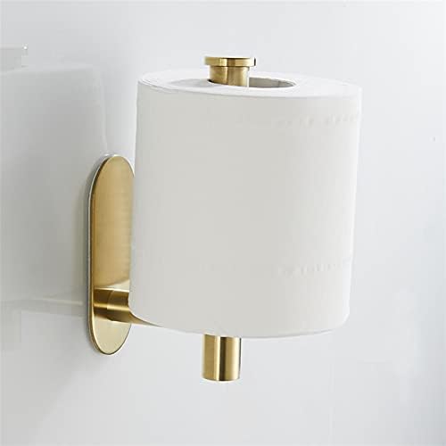 Suporte de tecido de broca grátis 304 suporte de papel higiênico de aço inoxidável, suporte do rolo de cozinha de banheiro montado na parede