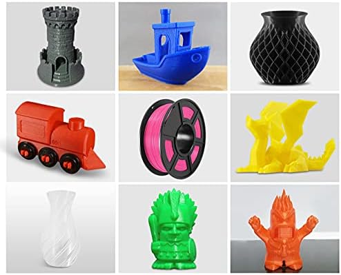 Materiais de impressão 3D DAMI 3D Filamento PLA 1,75 mm para precisão dimensional da impressora 3D +/- 0,02mm 1kg 1 carretel