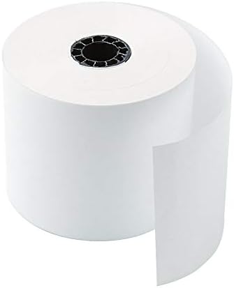 Office Depot Adicionando rolos de papel térmico da máquina, 1 3/4in. x 230 pés., branco, pacote de 10 rolos, 554085