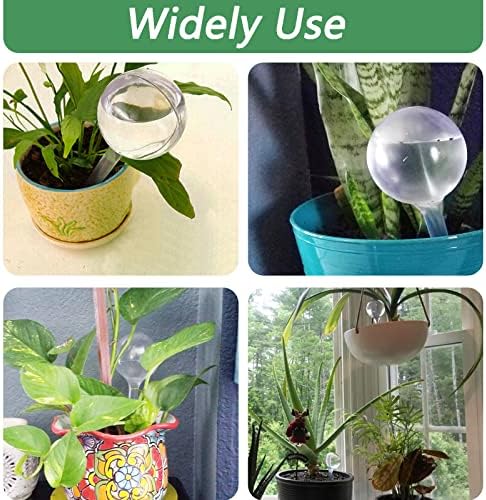 Anyumocz 8 PCS Globos de rega plantas claras, globos automáticos de água auto-ágil, dispositivo de água de jardim de plástico