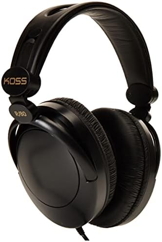 Koss 154336 R-80 sobre fones de ouvido, preto