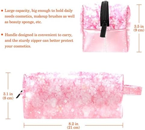 Bolsa de higiene pessoal Kit DOPP pendurado para homens resistentes a água para viajar, flores rosa floral primavera floral primavera